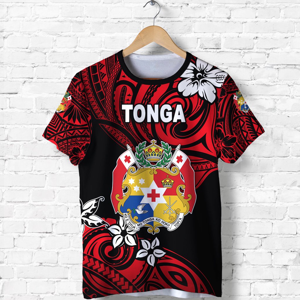 Mate Maa Tonga Rugby T Shirt Polynesian Unique Vibes Red Unisex Red - Polynesian Pride
