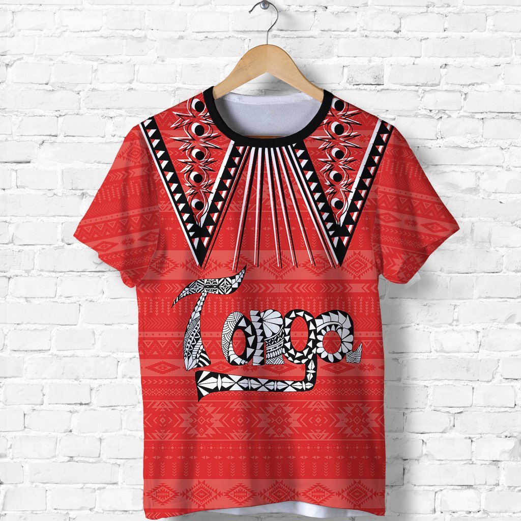 Tonga T Shirt Tonga Polynesian Tribal Unisex Red - Polynesian Pride