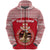 Custom Kolisi Tonga Zip Hoodie Mate Maa Tonga Simple Version Lion Ashburton, Custom Text and Number - Polynesian Pride