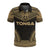 Tonga Polo Shirt Tongan Coat Of Arms Polynesian Chief Tattoo Gold Version Unisex Gold - Polynesian Pride