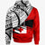 Tonga Custom Hoodie Tonga Flag Style With Claw Pattern Unisex Red - Polynesian Pride