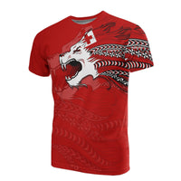 Tonga Polynesian T Shirt Tongan Pride Lion - Polynesian Pride
