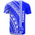 Tonga T Shirt Barcode Blue Color - Polynesian Pride