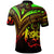 Tonga Polo Shirt Reggae Color Cross Style - Polynesian Pride