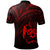 Tonga Polo Shirt Red Color Cross Style - Polynesian Pride