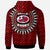 Tonga Hoodie Rugby Style Red Black Color - Polynesian Pride