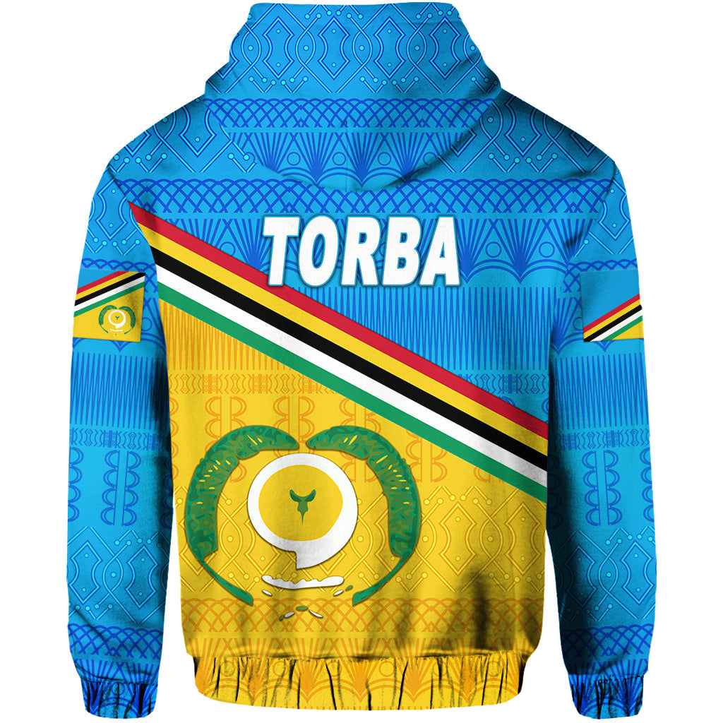 Torba Province Zip Hoodie Vanuatu Pattern Traditional Style LT8 - Polynesian Pride