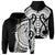 Hawaii Polynesian Zip Hoodie In My Heart Ryan Style White Unisex White - Polynesian Pride