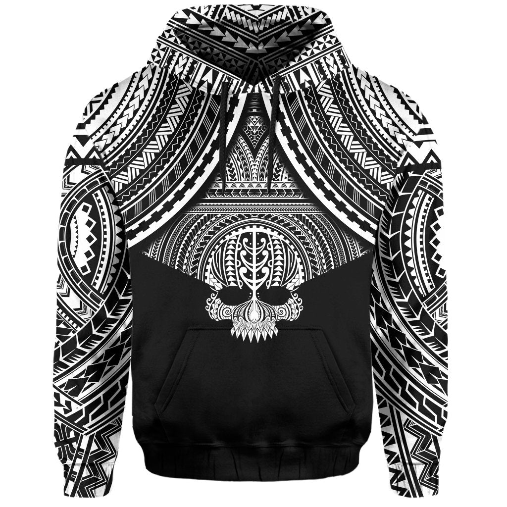 Polynesian Skull Hawaii Hoodie Circle Style - Polynesian Pride