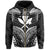 Polynesian Kanaka Shark Turtle Manta Ray Map of Hawaii Zip Hoodie - Polynesian Pride