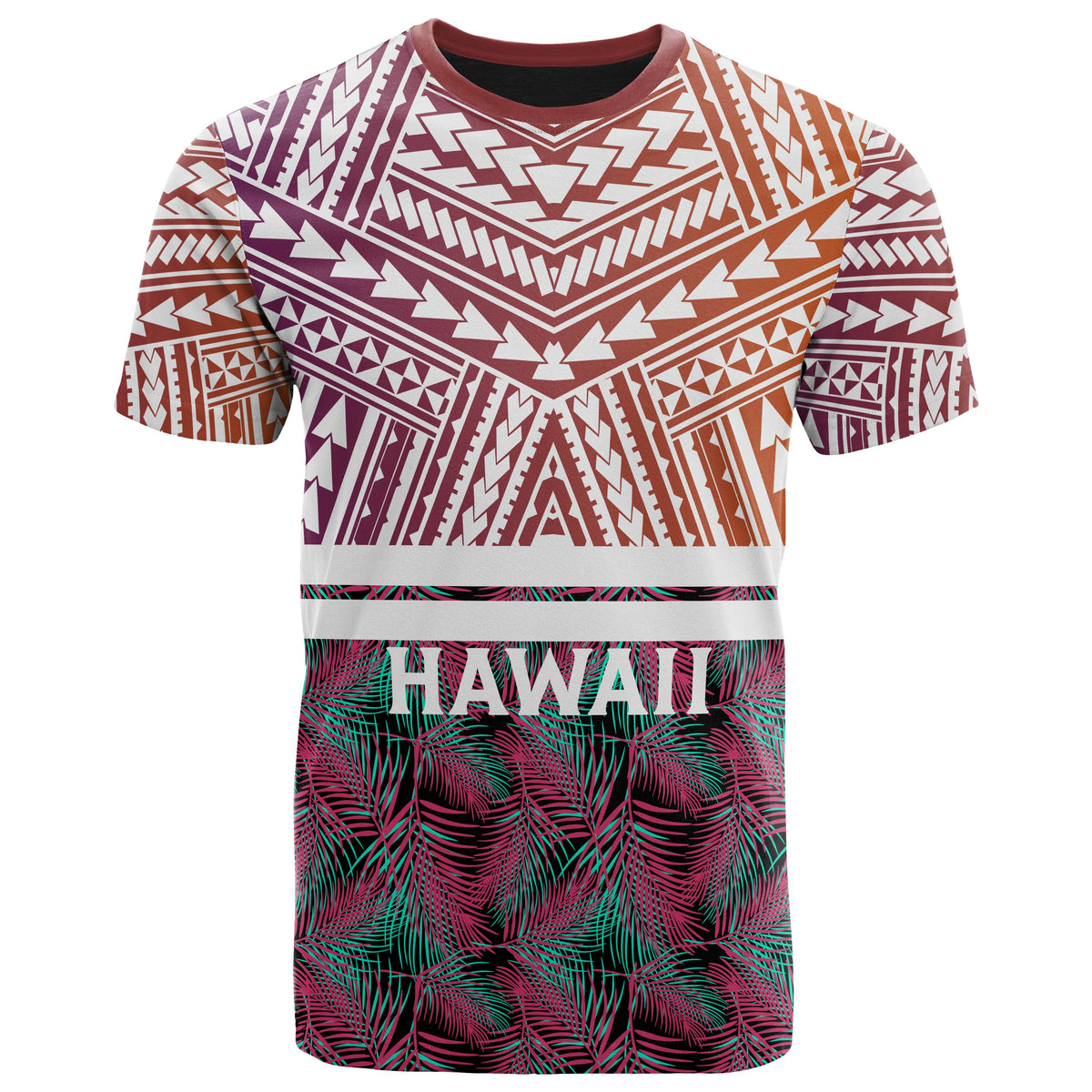 Hawaii Summer Tropical Polynesian Kanaka Mens T Shirt - Polynesian Pride