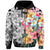 Hawaii Forest Tropical Flower Zip Hoodie - Polynesian Pride