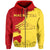 Polynesian Fighting Mauna Kea Hawaii Zip Hoodie Special Scratch Style - Polynesian Pride