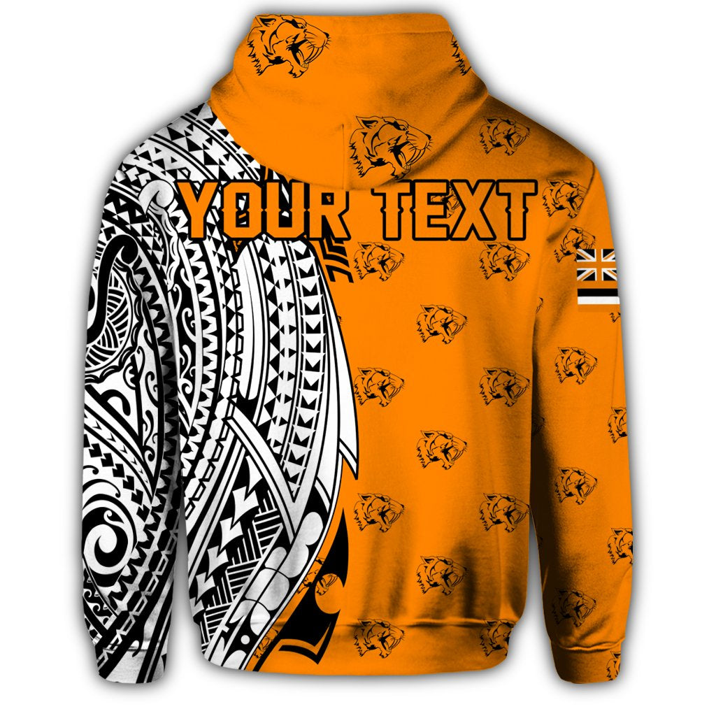 Custom Hawaii Hoodie James Campbell High Tribal Kakau Pullover Hoodie - Polynesian Pride