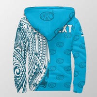 (Personalised) Hawaii - Kealakehe High Tribal Kakau Sherpa Hoodie AH - Polynesian Pride