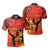 Hawaii Summer King Sunset Polo Shirt Unisex Orange - Polynesian Pride