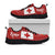 Tonga Sneakers - Tonga Flag Coat Of Arms Red - A5 - Polynesian Pride