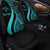 Kosrae Custom Personalised Car Seat Covers - Turquoise Polynesian Tentacle Tribal Pattern - Polynesian Pride