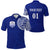 Custom Ko Tonga Polo Shirt Tupou High School, Custom Text and Number Unisex Blue - Polynesian Pride