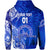 Custom Tonga Tupou College Zip Hoodie Toloa Old Boys Simple Vibes Blue, Custom Text and Number LT8 - Polynesian Pride