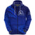 Custom Kolisi Ko Tupou College Tonga Zip Hoodie Unique Version Full Blue - Polynesian Pride