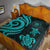 Niue Premium Quilt - Turquoise Tentacle Turtle - Polynesian Pride