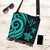 Kosrae Boho Handbag - Turquoise Tentacle Turtle Boho Handbag One Size Turquoise - Polynesian Pride