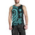 Northern Mariana Islands Men's Tank Top - Turquoise Tentacle Turtle - Polynesian Pride