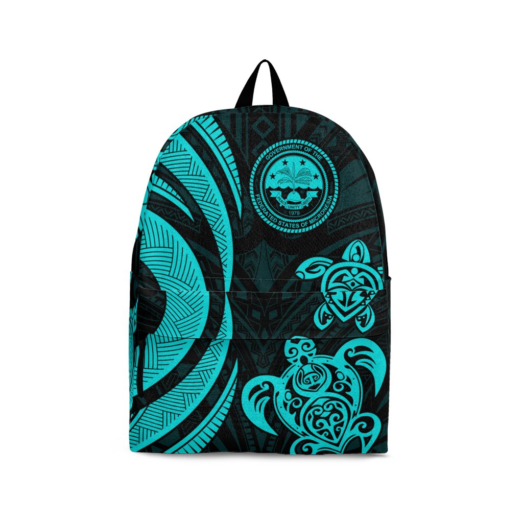 Federated States of Micronesia Backpack - Turquoise Tentacle Turtle Turquoise - Polynesian Pride