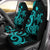 Northern Mariana Islands Car Seat Covers - Turquoise Tentacle Turtle Universal Fit Turquoise - Polynesian Pride