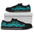 Tonga Low Top Canvas Shoes - Turquoise Tentacle Turtle - Polynesian Pride