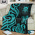 Tuvalu Premium Blanket - Turquoise Tentacle Turtle - Polynesian Pride