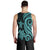 Northern Mariana Islands Men's Tank Top - Turquoise Tentacle Turtle - Polynesian Pride