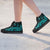 Marshall Islands High Top Shoes - Turquoise Tentacle Turtle Crest - Polynesian Pride