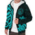 Palau Sherpa Hoodie - Turquoise Tentacle Turtle - Polynesian Pride