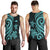 Tokelau Men's Tank Top - Turquoise Tentacle Turtle - Polynesian Pride