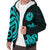 Tahiti Sherpa Hoodie - Turquoise Tentacle Turtle - Polynesian Pride