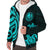 Federated States of Micronesia Sherpa Hoodie - Turquoise Tentacle Turtle - Polynesian Pride