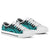 Fiji Low Top Canvas Shoes - Turquoise Tentacle Turtle Crest - Polynesian Pride