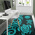 Tahiti Area Rug - Turquoise Tentacle Turtle - Polynesian Pride