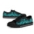 Federated States of Micronesia Low Top Canvas Shoes - Turquoise Tentacle Turtle - Polynesian Pride