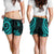 New Caledonia Women's Short - Turquoise Tentacle Turtle - Polynesian Pride