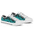 Guam Low Top Canvas Shoes - Turquoise Tentacle Turtle - Polynesian Pride