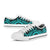 Pohnpei Low Top Canvas Shoes - Turquoise Tentacle Turtle - Polynesian Pride