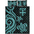 Fiji Quilt Bed Set - Turquoise Tentacle Turtle - Polynesian Pride