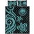 Federated States of Micronesia Quilt Bed Set - Turquoise Tentacle Turtle - Polynesian Pride