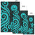 Tahiti Area Rug - Turquoise Tentacle Turtle - Polynesian Pride