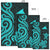 Tokelau Area Rug - Turquoise Tentacle Turtle - Polynesian Pride