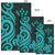 Kosrae Area Rug - Turquoise Tentacle Turtle - Polynesian Pride