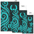 Pohnpei Area Rug - Turquosie Tentacle Turtle - Polynesian Pride